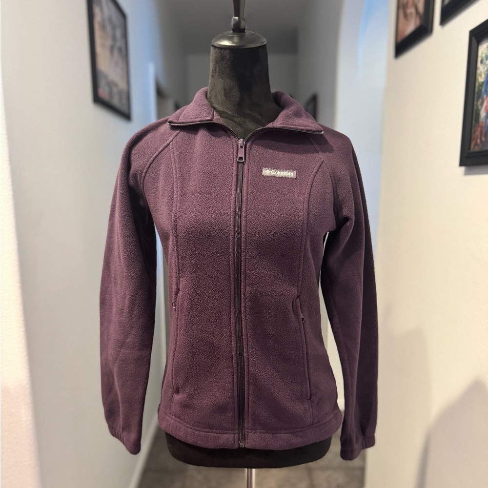 Columbia Women’s Full Zip Fleece Jacket Purple Size XS